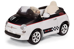 FIAT 500 černo-bílý, 12V