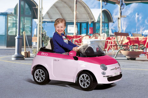 Fiat 500 6V růžový 2